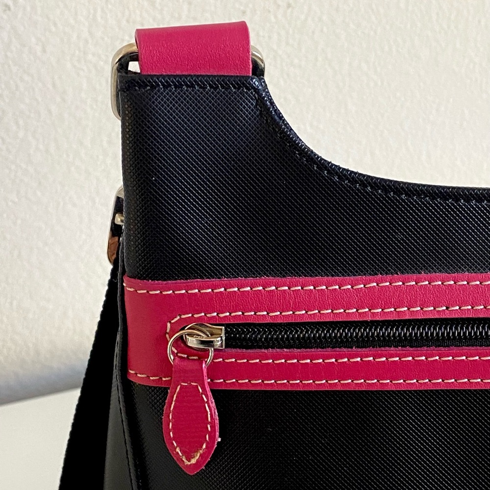 Longchamp Black and Pink Women's Bag - Picture 4 of 10